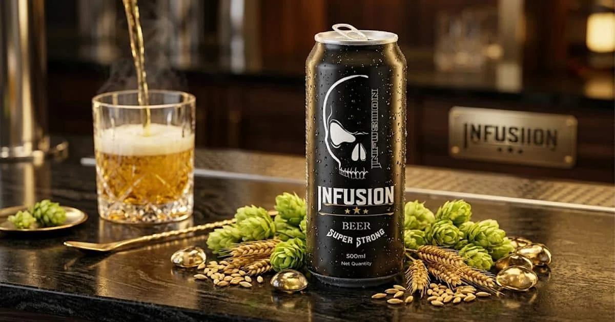 Infusiion premium strong beer among the top 3 strong beer brands in India